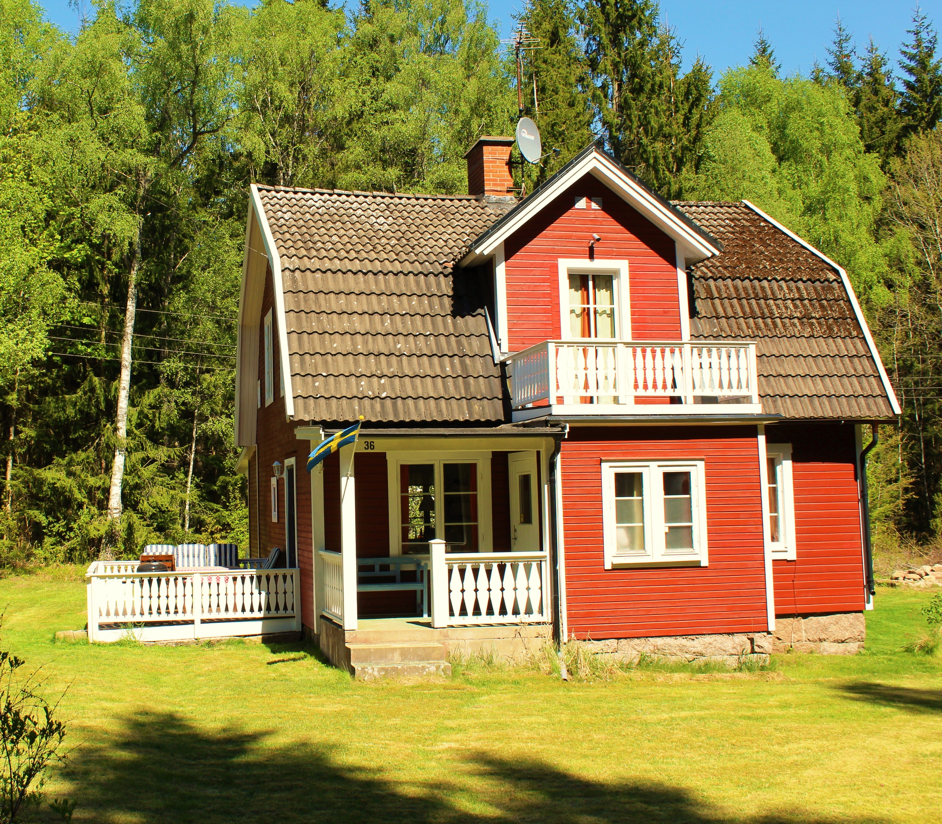 Ferienhaus Schweden am See mit Sauna und Urlaub mit Hund